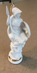 Franklin Mint Chess Set of the Gods Bishop Athena White - Picture 1 of 5