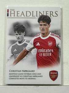 2025/26 Futera Headliners Arsenal #03 Christian Norgaard/149 - Imagen 1 de 2
