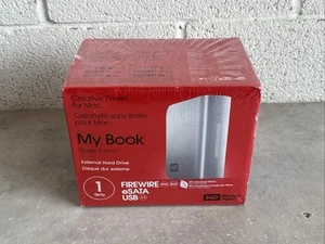 NEW Sealed - Western Digital 1TB My Book External Hard Drive USB/eSATA/Firewire - Picture 1 of 6