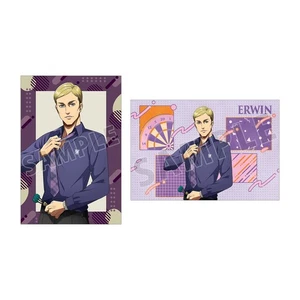 Attack on Titan Erwin Retro Fashion Ver. Juego de 2 postales - Imagen 1 de 5