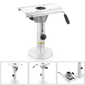 Aluminum Adjustable Boat Seat Pedestal 13-19 Inch Height with Slide Locking Mec - Picture 1 of 8