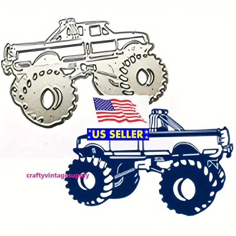 Monster 卡车升降轮金属切割模具切割机切割模具 — 第 1/2 张图片