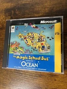 Scholastic's The Magic School Bus Explores the Ocean Microsoft CD Rom 1996 - Picture 1 of 4