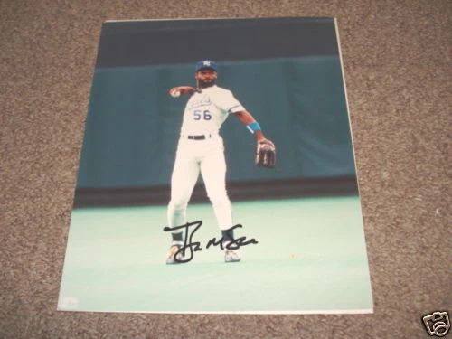 Brian McRae Signed Autographed Baseball 8x10  Photo - Imagem 1 de 1