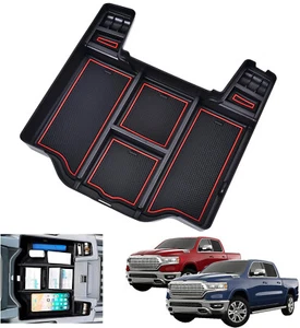 Bandejas organizadoras para Dodge RAM 1500 2019-2023 consola central reposabrazos caja de almacenamiento - Imagen 1 de 11