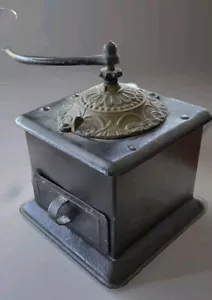 Vintage Tin Metal Coffee Grinder   - Picture 1 of 11