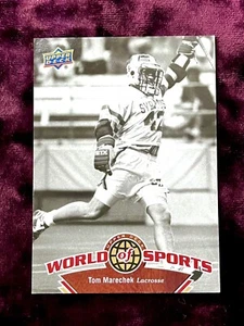 Tom Marechek 2010 Upper Deck MLL Lacrosse RC MINT Syracuse Legend Jersey Gait SP - Bild 1 von 2