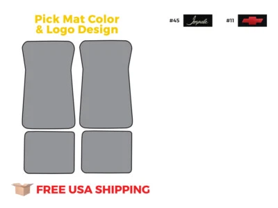 FITS 1974-1976 Chevrolet Impala Floor Mat 4pc Cutpile - Image 1 of 4