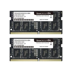 TEAMGROUP Elite DDR4 64GB Kit (2 x 32GB) 3200MHz PC4-25600 CL22 (2933MHz or 2... - Picture 1 of 8