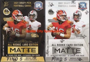 2021 Wild Card MATTE Football Sealed Mega 2 Box Lot COMBO Both Black & White - Picture 1 of 1