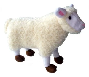 ADORE 14" Standing Merry the Sheep Stuffed Animal Plush Toy - Picture 1 of 1