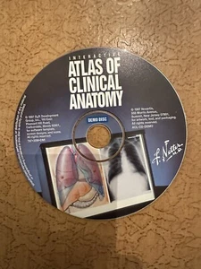 Interactive Atlas of Clinical Anatomy Frank Netter Windows 3.1 Cd-Rom Rare promo - Picture 1 of 2