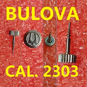corona 4,5 x 2 mm inox tige X movimento diapason bulova accutron 2302 originale - Picture 1 of 3