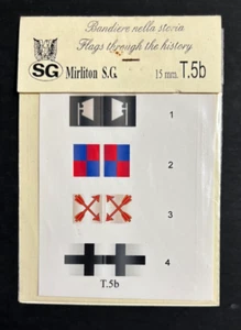 MIRLITON S.G. T.5b - BANDIERE BATTAGLIA DI TANNENBERG - 15mm CARTA LUCIDA - Picture 1 of 2