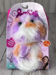 POMSIES KALI (Pink, White & Orange) Wearable Pom-Pom Pet NEW - Picture 1 of 11