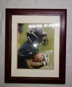 RETRO SELTENES NFL CHICAGO BÄREN "Garrett Wolfe" SIGNIERTES GERAHMTES BILD - Bild 1 von 11