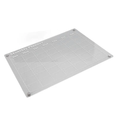 Acrylic Dry Erase Board Calendar Transparent Month Calendar Planner Board for - Image 1 of 4