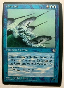 NARWHAL Homelands Magic The Gathering MTG HP RESERVED LIST - Picture 1 of 10