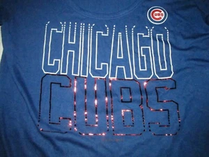 Chicago Cubs Women's Genuine MLB Merchandise T Shirt Sz S Baseball MLB Fan - Picture 1 of 5