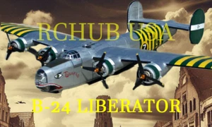 WWII Giant Scale B-24 Liberator 110" WS RC Airplane Plans Printed Full Size - Picture 1 of 1