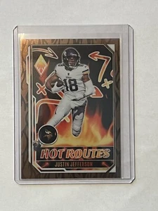2022 Panini Phoenix Hot Routes Bronze Justin Jefferson #HR-9 24/50 Vikings - Picture 1 of 2
