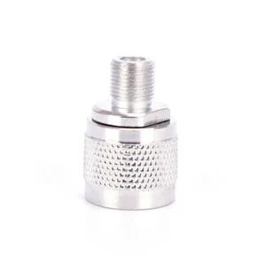 RF Connector N Male Plug Male Pin to F Female Jack Adapter Signal Metric Ada*SA - Picture 1 of 9