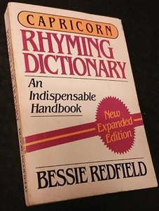 Capricorn Rhyming Dictionary Paperback By Bessie G. Redfield Vintage 1986 Poet - Picture 1 of 3