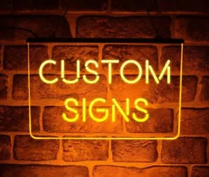 Custom LED Neon Light Sign Wedding Birthday Party Beer Bar Pub Art Wall Decor - Picture 1 of 9
