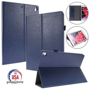 For iPad 5/6th 7th 8th 9th Generation 10.2"Leather Case Cover With Pencil Holder - Picture 1 of 24
