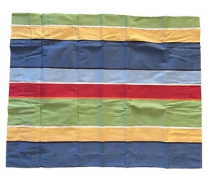 Pottery Barn Wide Stripe Pillow Sham Standard Primary Colors NWOT - Picture 1 of 4