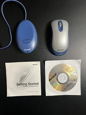 Microsoft X08-72982 Wireless Optical Mouse Blue - Tested Works - Image 1 of 4