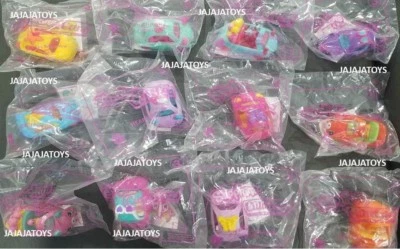 MCDONALDS 2019 SHOPKINS CUTIE CARS - JUEGO DE 12 - A MANO Foto 1 de 2