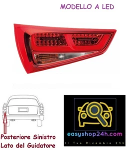 FARO FANALE FANALINO POSTERIORE LED SX PER AUDI A1 8X 2010 14 GRUPPO OTTICO STOP - Imagen 1 de 1