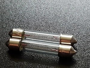 Vintage Austin Seven 7 Ruby 6v Trafficator Bulbs X2 Superslim 255 - Picture 1 of 4