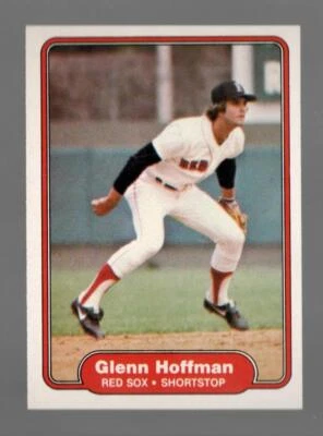 1982 Fleer Glenn Hoffman Boston Red Sox #296 Near Mint or Better - Image 1 of 2