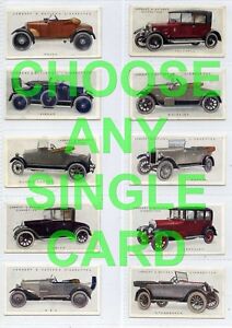 Lambert & Butler, Motor Cars, 2nd Series (26-50) 1923  CHOOSE ANY (SS002)