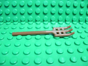 Lego NUEVO Horquilla Marrón -- Accesorio Castillo/Reinos - Imagen 1 de 1