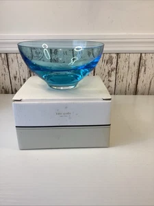 "LENOX KATE SPADE CASTLE CREEK AQUA BOWL, 6,5"" - CAJA ORIGINAL - NUEVO STOCK ANTIGUO" - Imagen 1 de 11