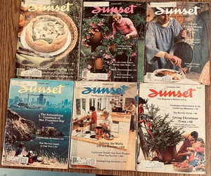 Vintage Sunset Magazines 1980 Jan-Dec, Set of 12 - Picture 1 of 2