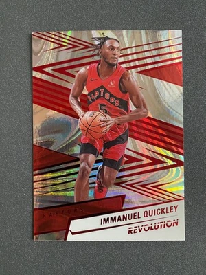 2024-25 Panini Revolution Red Swirl Parallel Immanuel Quickley #56 Raptors - Image 1 of 2