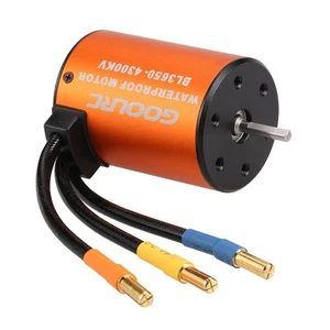 3650 4300KV Waterproof Brushless Motor for 1/10 RC Car HSP 94123 HuanQi 727 F... - Picture 1 of 7