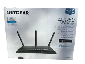 Netgear Ac1750 Dual Band Smart WiFi Router R6400v2. Two Usb Ports, 4 Lan Ports - Picture 1 of 5