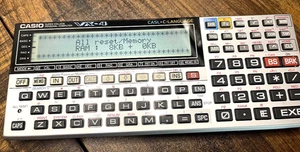 CASIO VX-4 Programmable Calculator CASL Language Vintage Japan Rare Retro - Picture 1 of 6