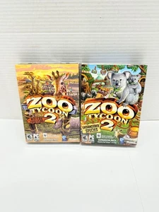 Zoo Tycoon 2: Endagered Species & African Adventure Expansions Lot of 2 New Seal - Bild 1 von 7