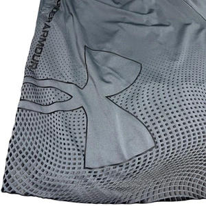 Under Armour Shorts Mens 3XL Gray Loose Fit Athletic Gym Mesh Breathable Logo - Picture 1 of 12