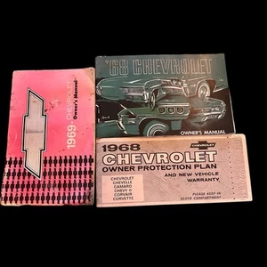 1968 1969 Chevrolet Owner's Manual Protection Plan With Plate - Bild 1 von 14