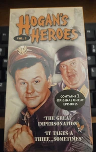 Hogan's Heroes, Vol 2 new sealed 2 episodes 1966 VHS SEALED WATERMARKS - Imagen 1 de 2