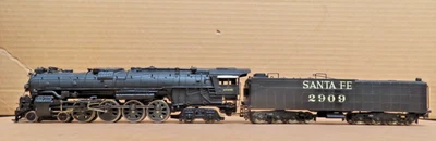 UNITED SCALE MODELS SANTA FE 4-8-4 HO SCALE (BRASS) - Image 1 of 4