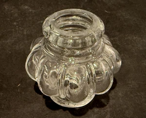TRANSPARENT MURANO GLASS THREADING, H 55 mm, FOR MURANO CHANDELIERS - Picture 1 of 4