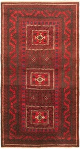 Vintage Hand-Knotted Area Rug 3'5" x 6'7" Traditional Wool Carpet - Picture 1 of 9